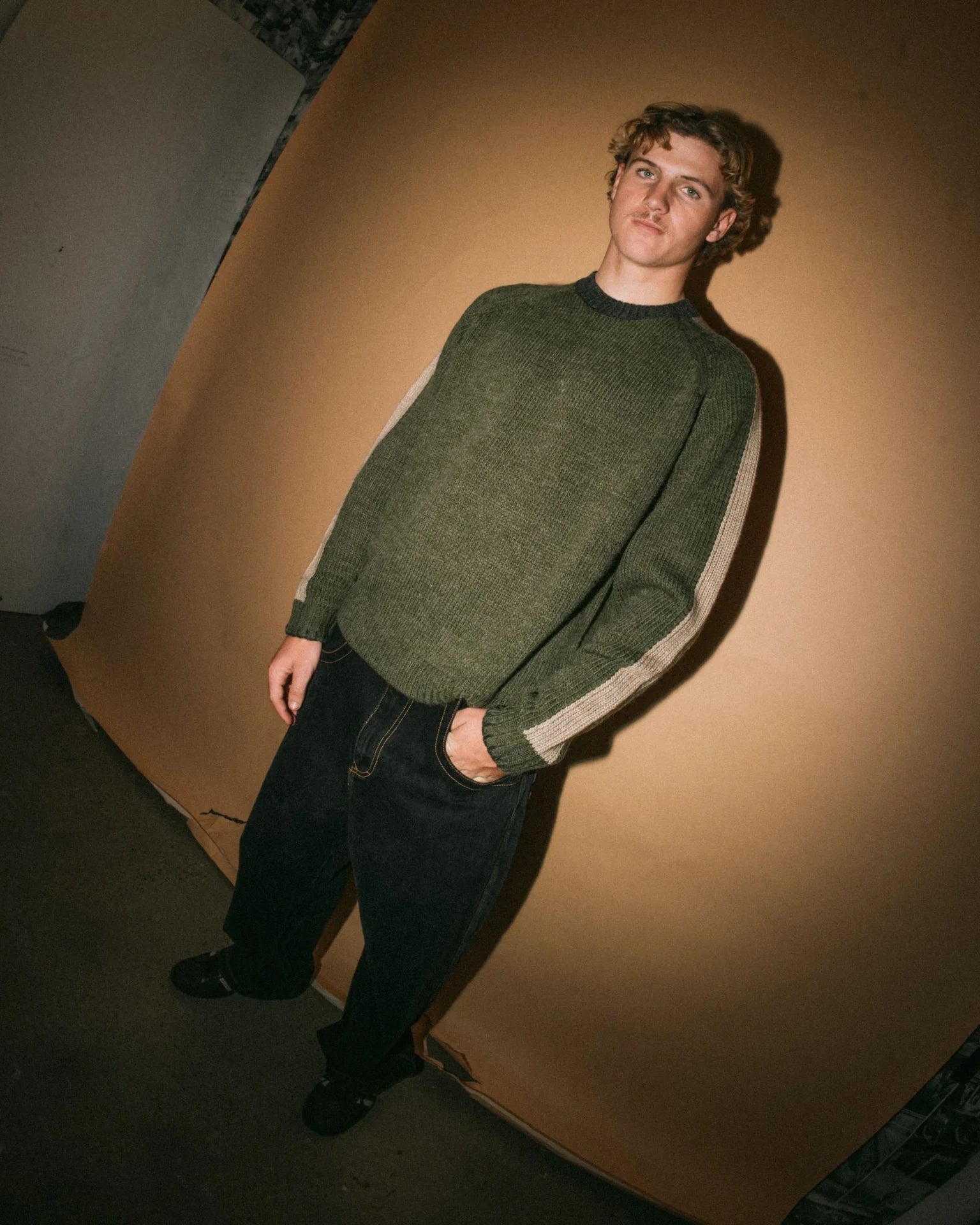 Rusty Fishermans Boxy Crew Knit