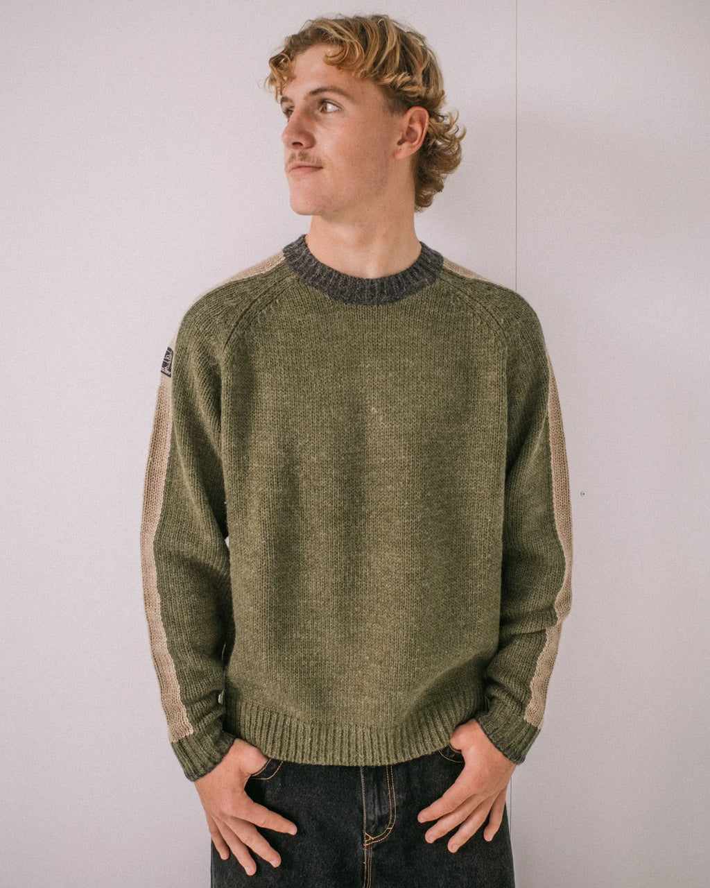 Rusty Fishermans Boxy Crew Knit