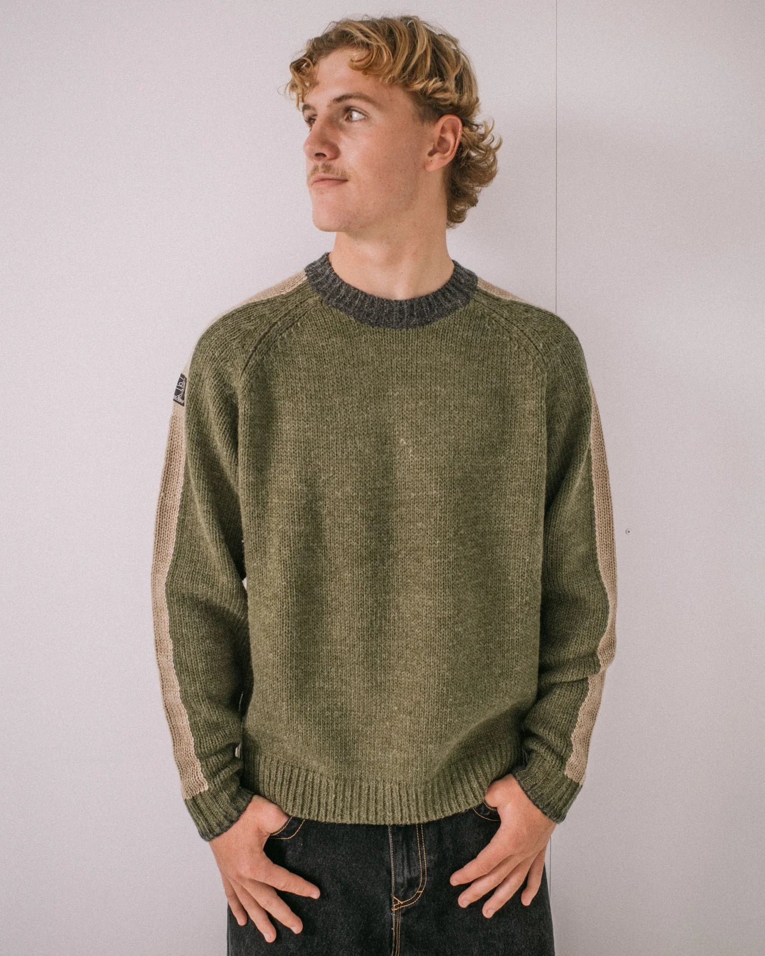 Rusty Fishermans Boxy Crew Knit