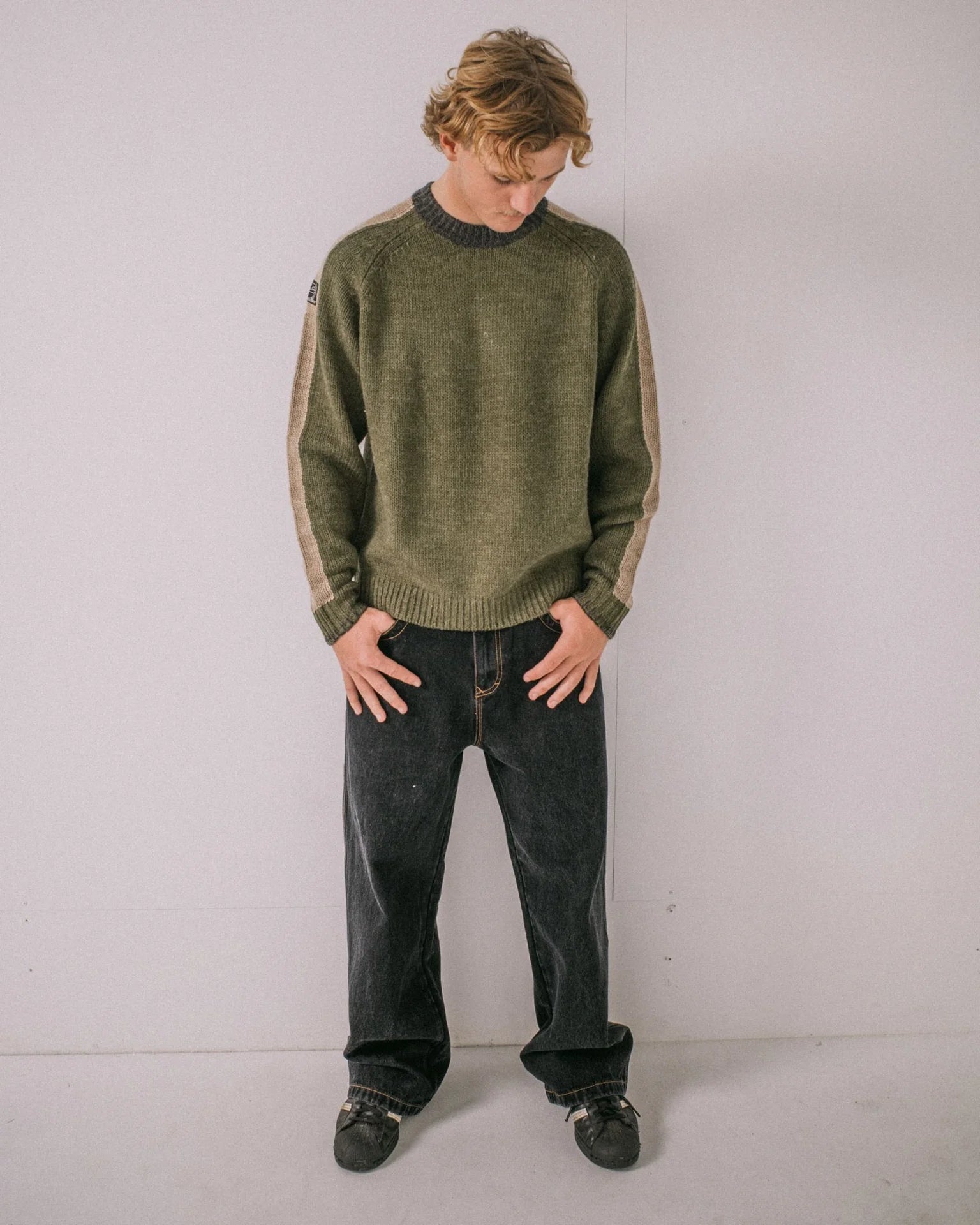 Rusty Fishermans Boxy Crew Knit