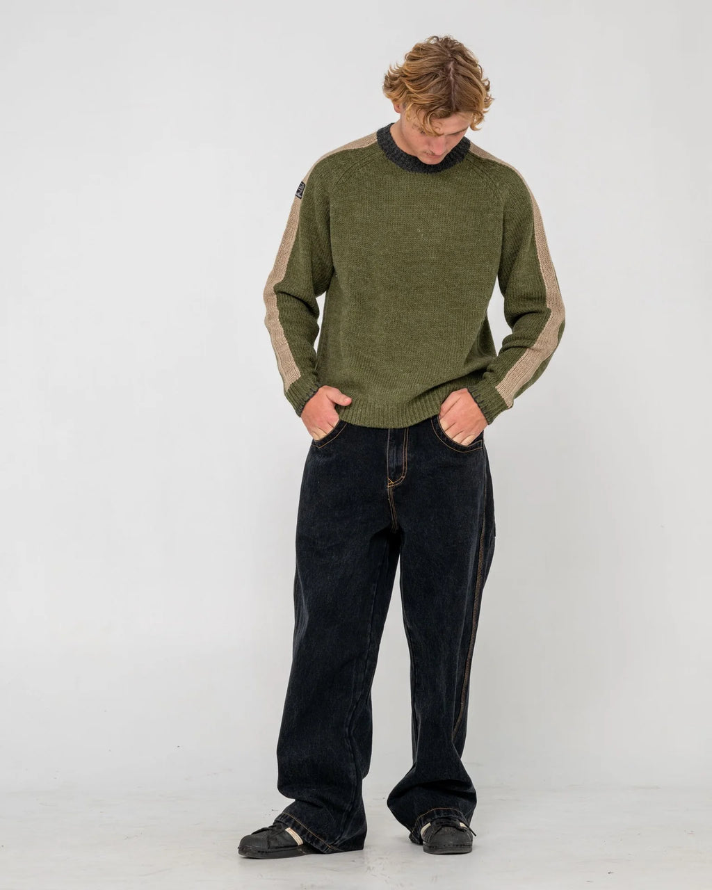 Rusty Fishermans Boxy Crew Knit
