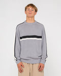 Rusty White Lines 2.0 Crew Neck Knit