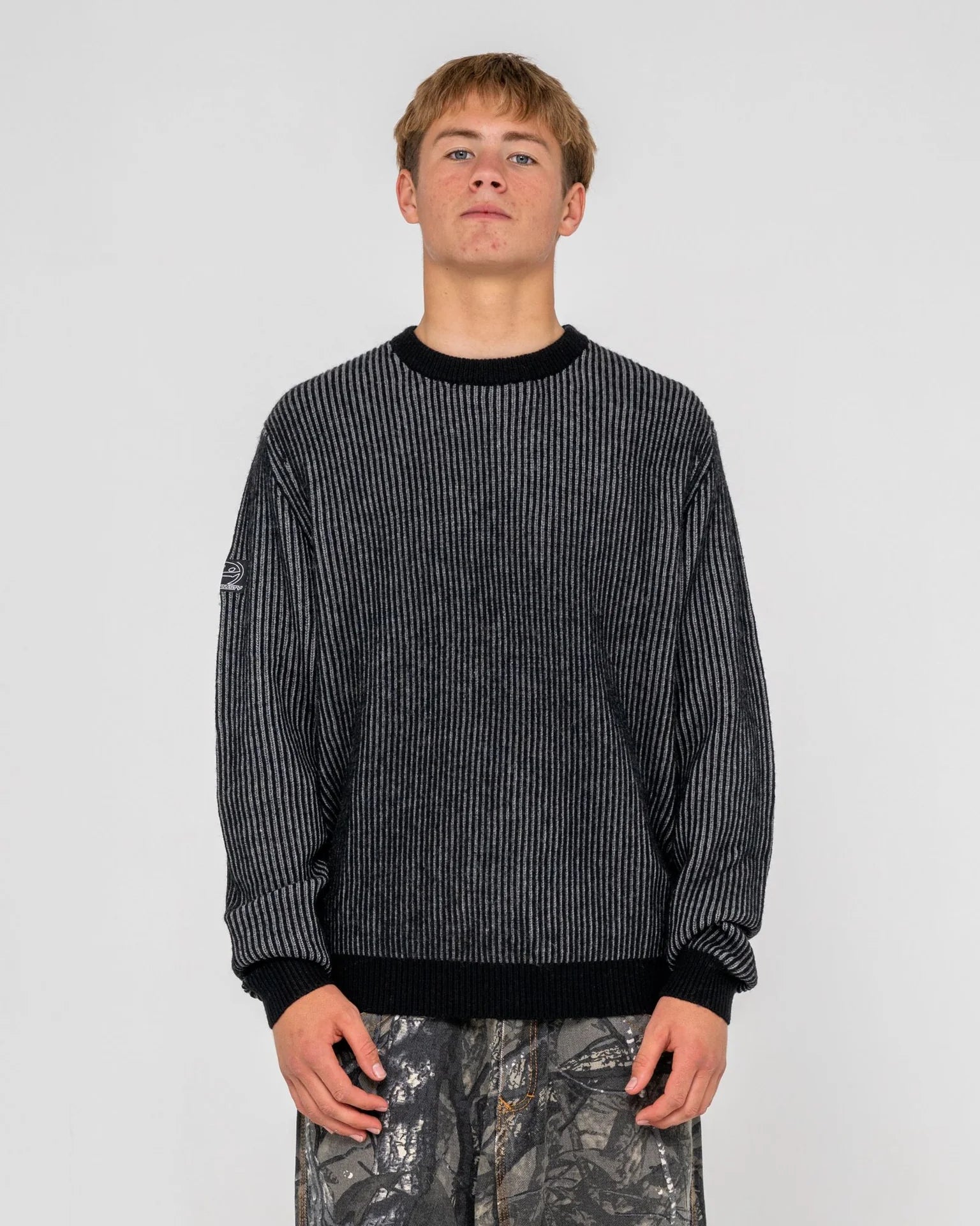 Rusty Cubes Cord Knit Sweater