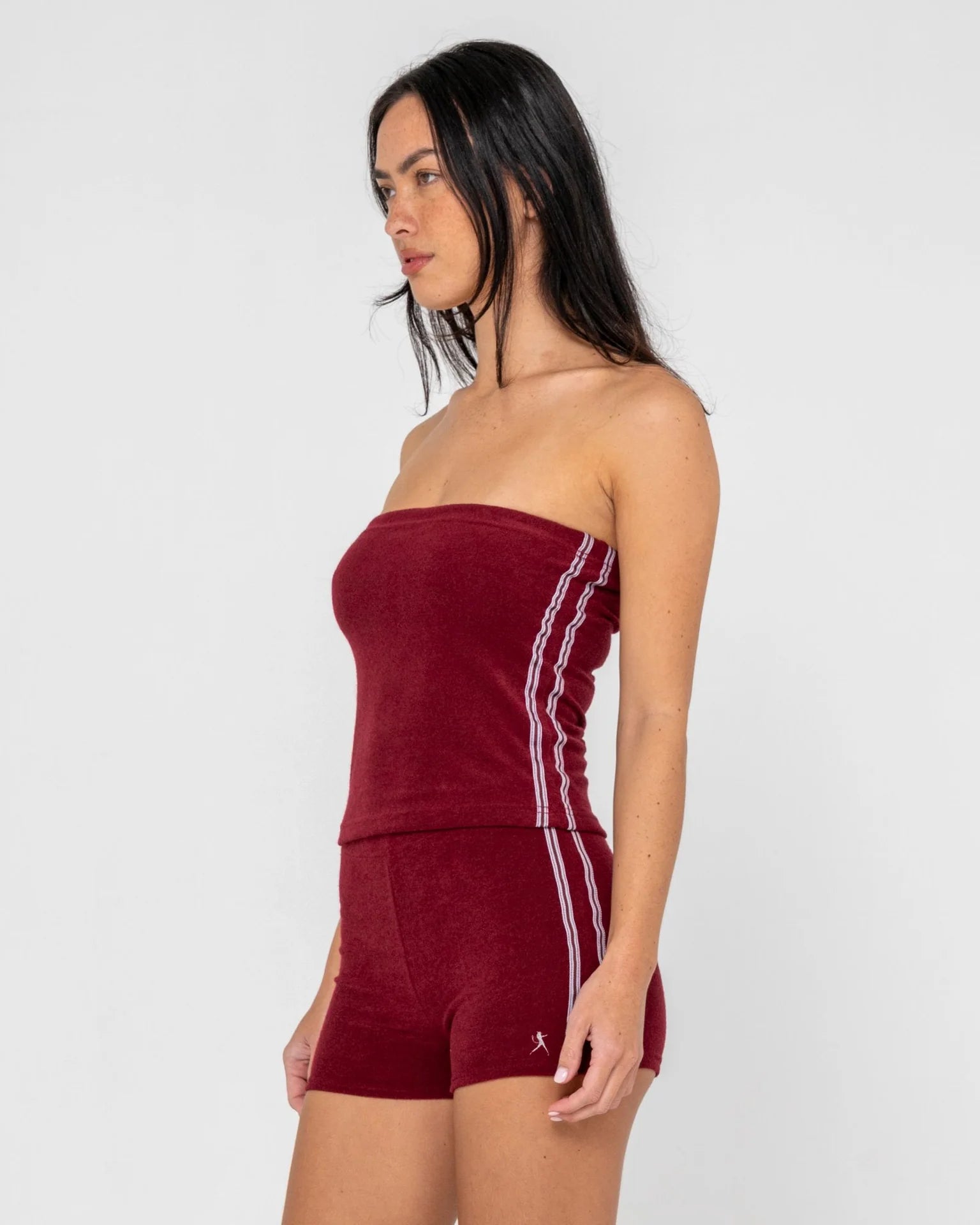 Rusty Lamar Towelling Tube Top