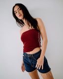 Rusty Lamar Towelling Tube Top