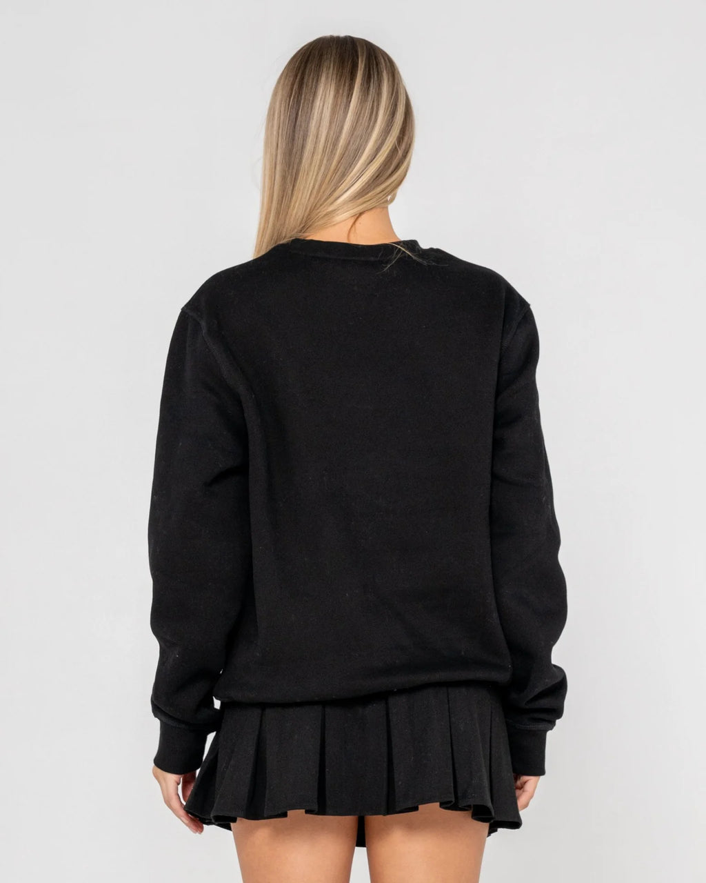 Rusty R Essential Oversized Crew Fleece
