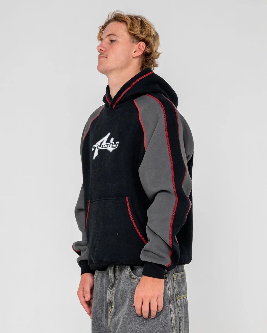 Rusty Paneka Raglan Fleece Hoodie