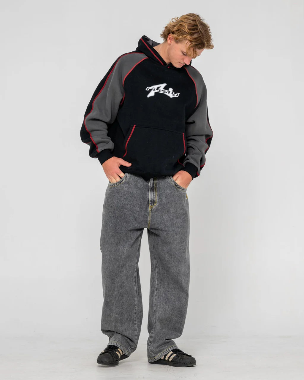 Rusty Paneka Raglan Fleece Hoodie