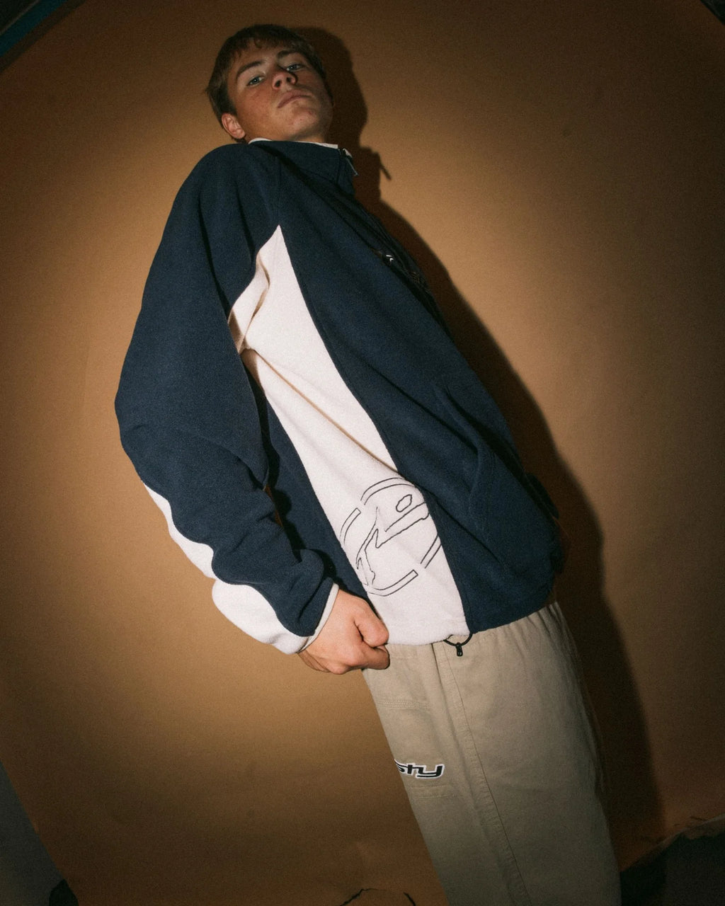 Rusty Blizzard Quarter Zip Polar Fleece