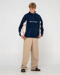 Rusty Blizzard Quarter Zip Polar Fleece