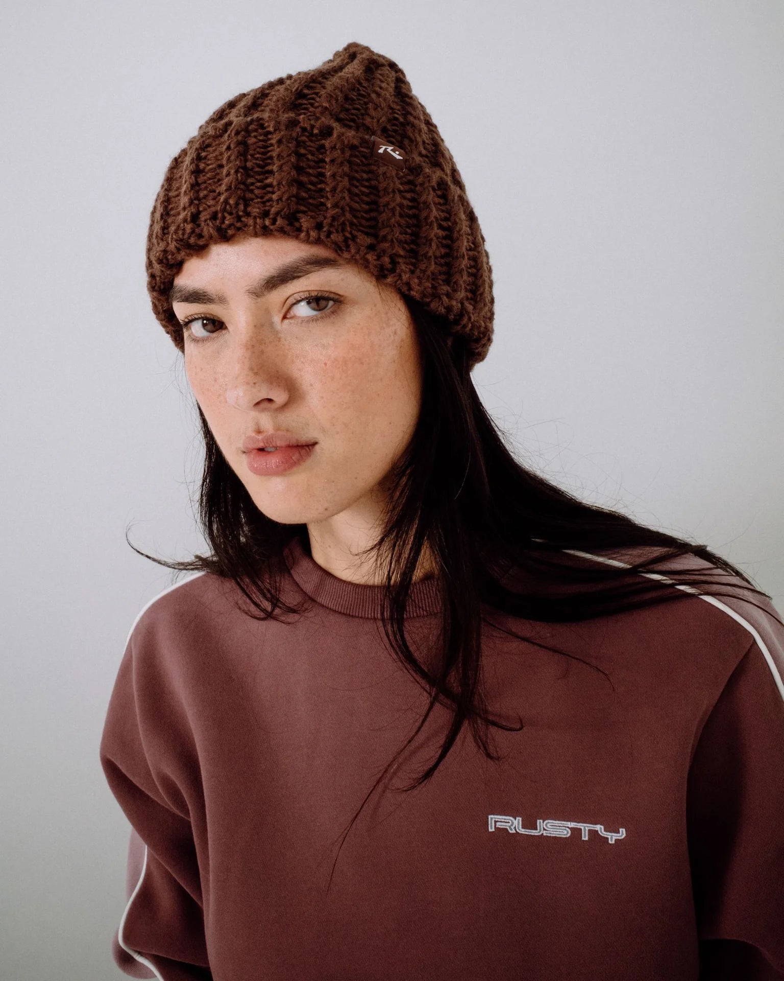 Rusty Aspen Chunky Knit Beanie