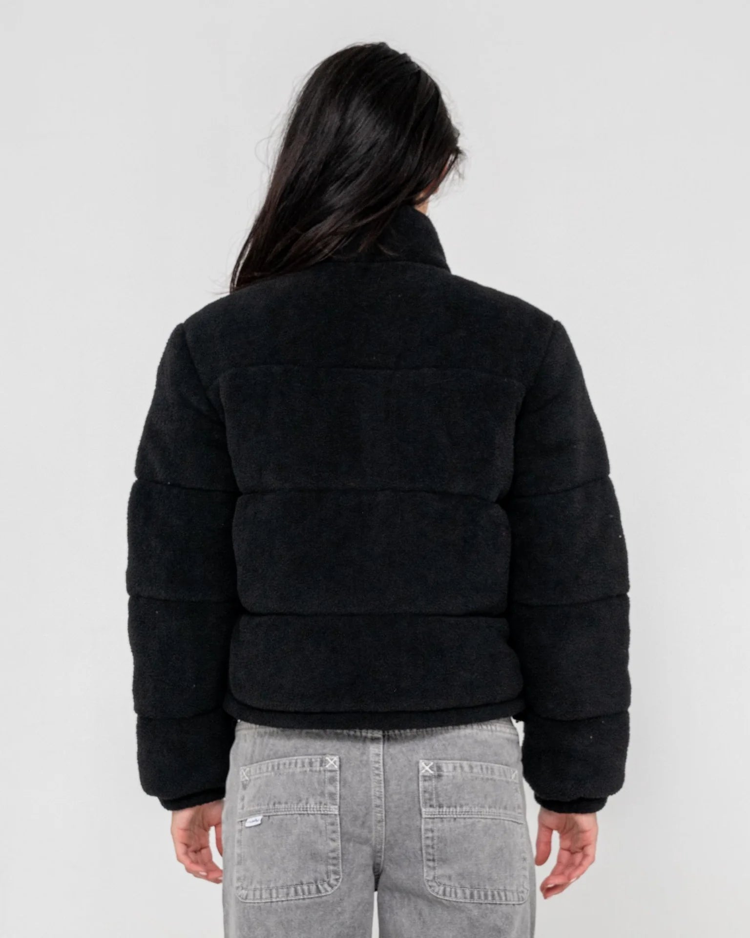 Rusty On And On Polar Fleece Puffer Jacket