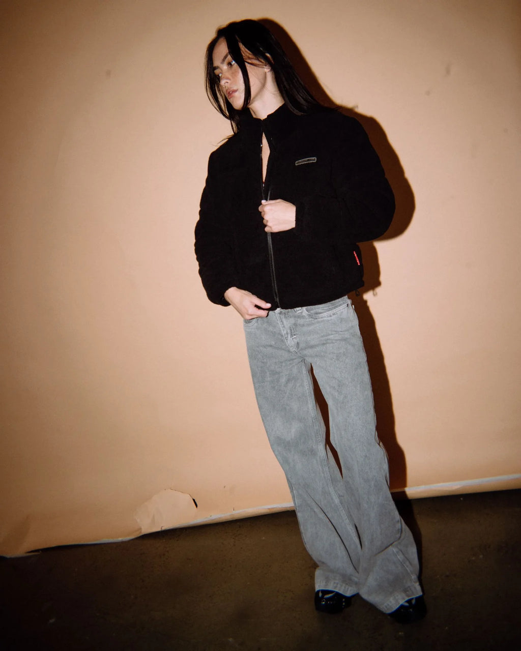 Rusty On And On Polar Fleece Puffer Jacket
