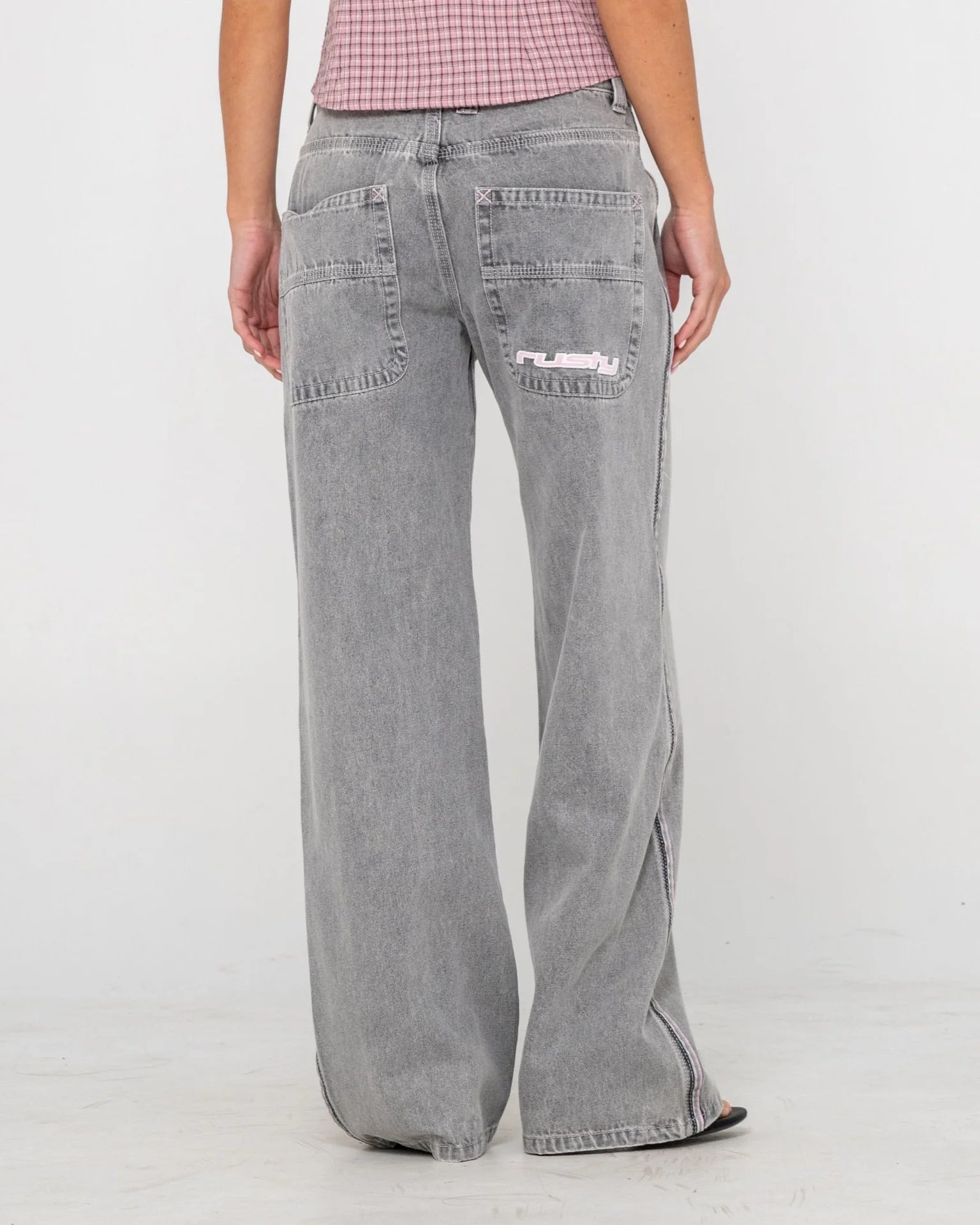 Rusty Flip Mommy Low Rise Baggy Jean