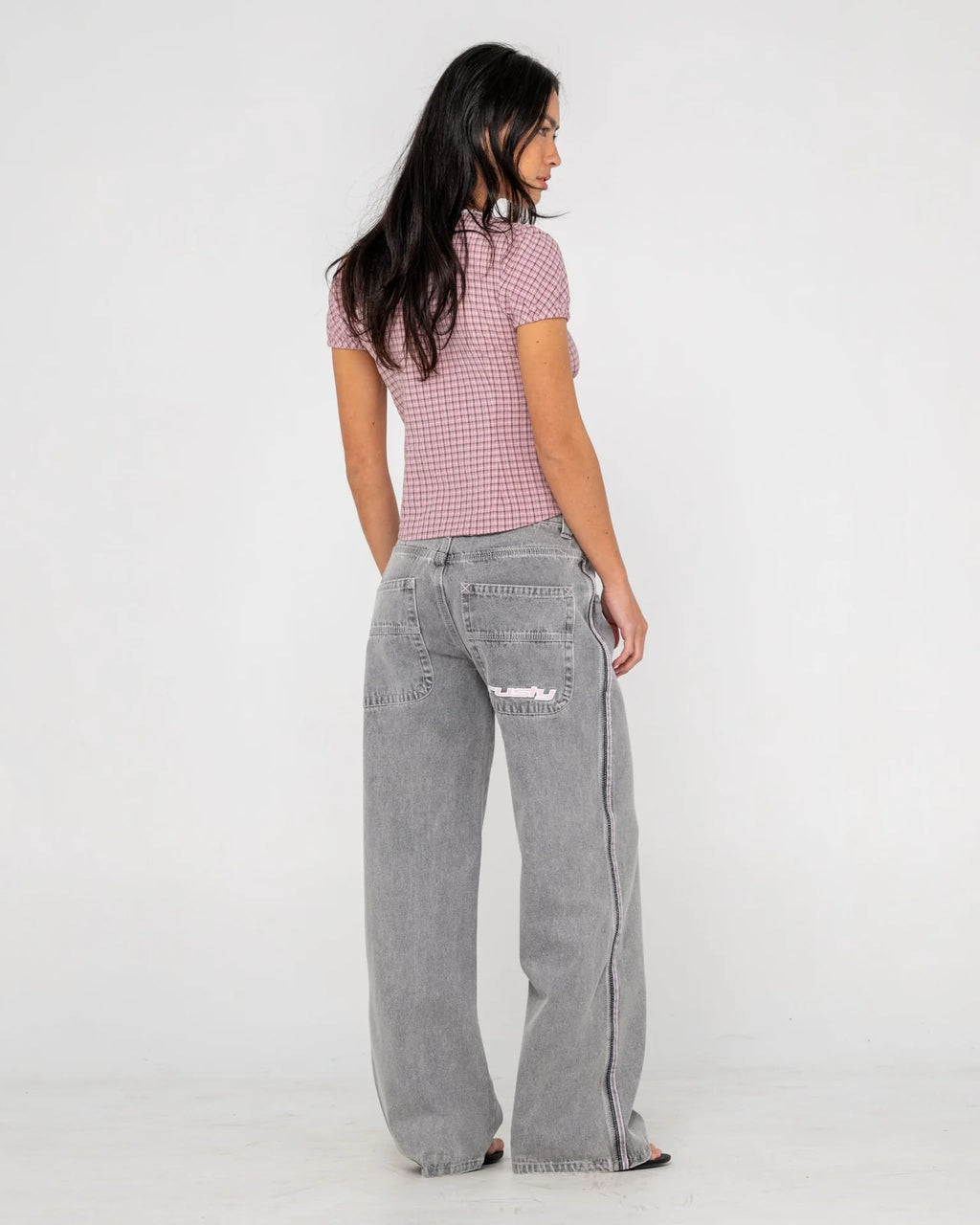 Rusty Flip Mommy Low Rise Baggy Jean