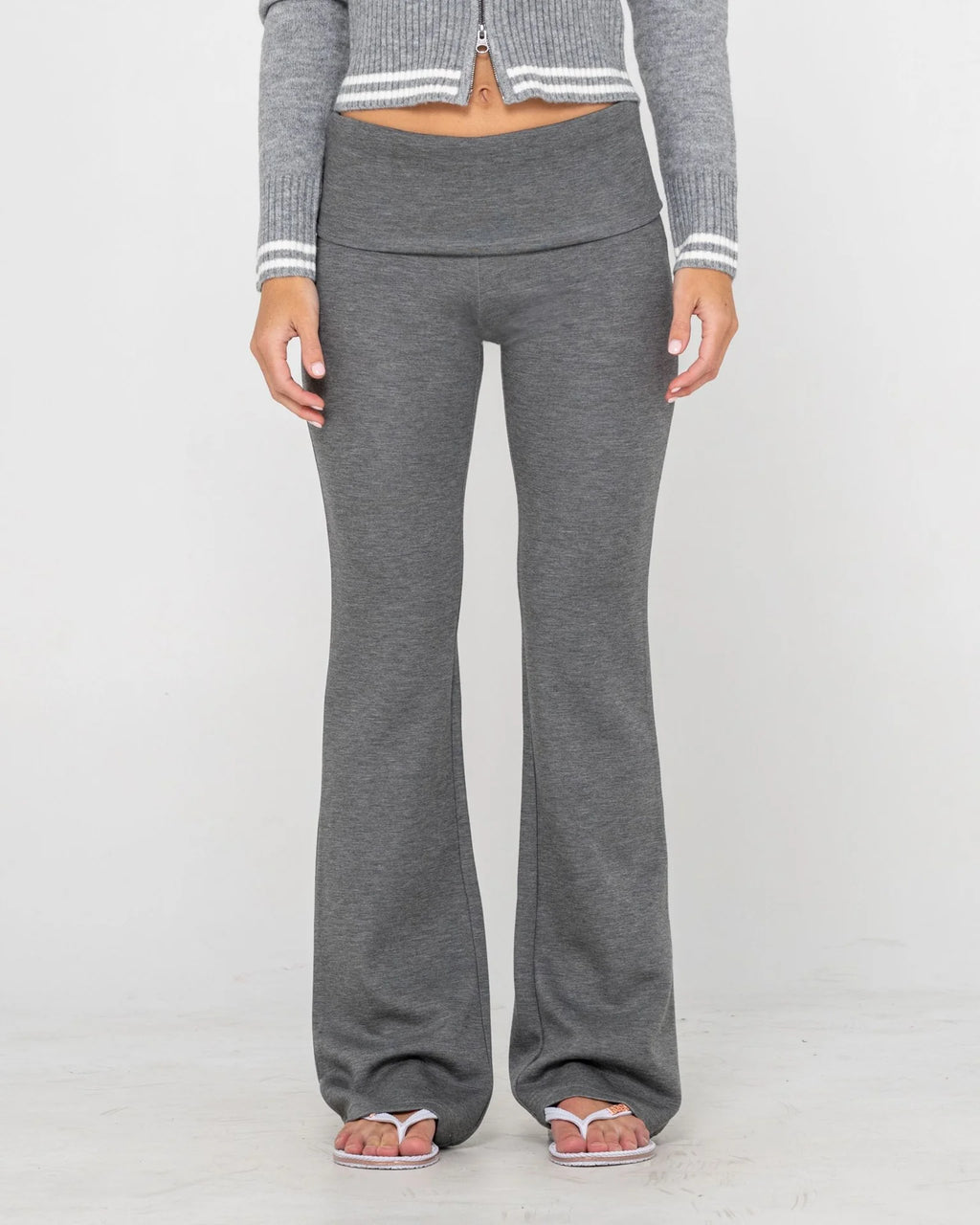 Rusty Hilton Bootleg Low Rise Track Pant