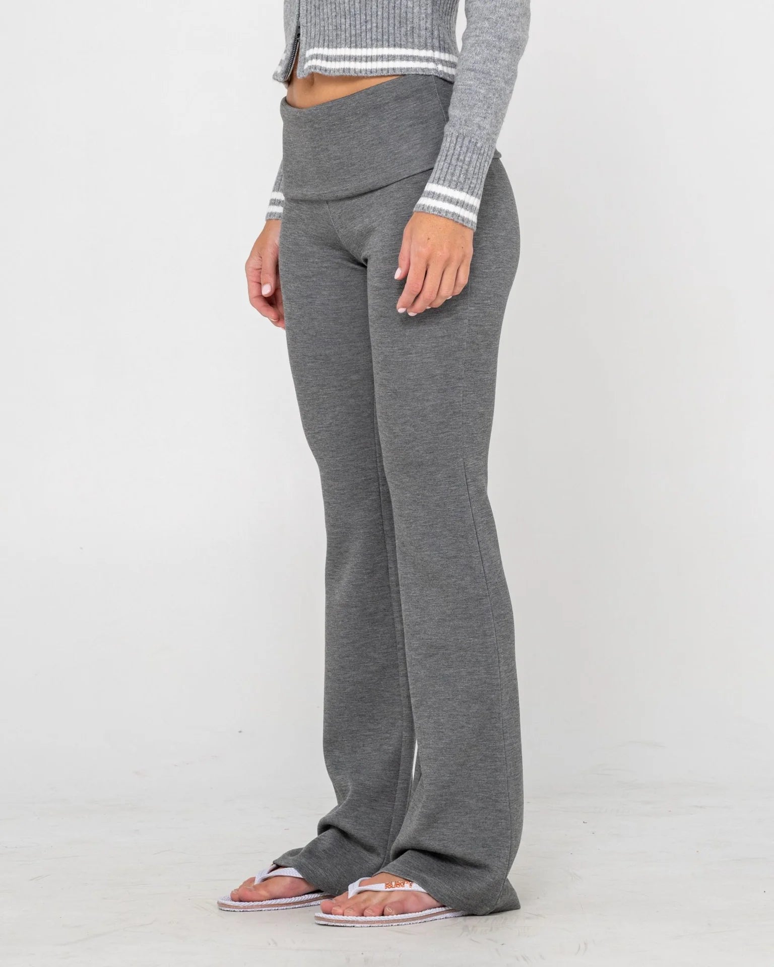 Rusty Hilton Bootleg Low Rise Track Pant