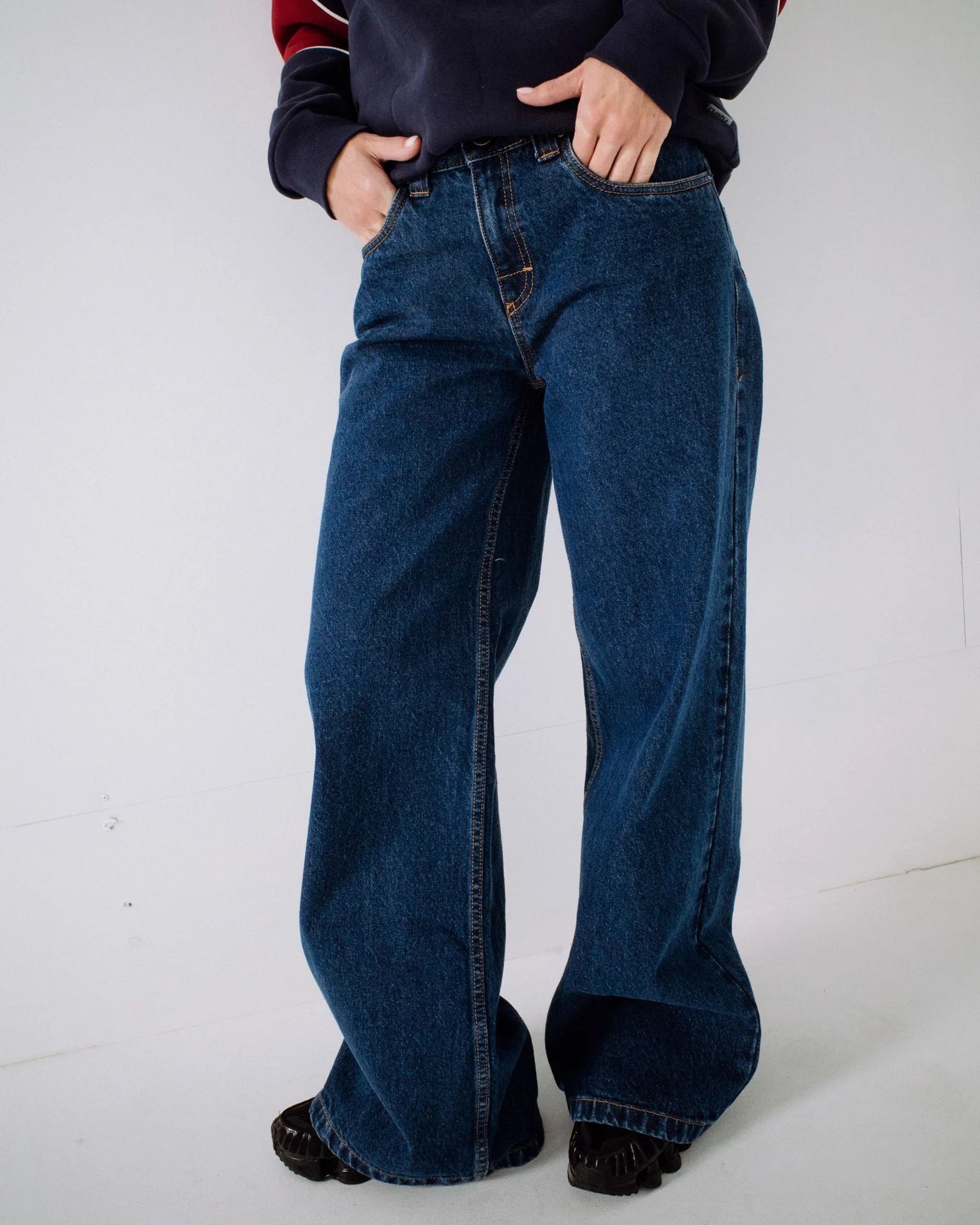 Rusty Wendy Wide Low Rise Jean