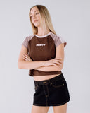 Rusty Bradley Raglan Baby Tee