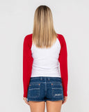 Rusty Devil Raglan Long Sleeve Tee