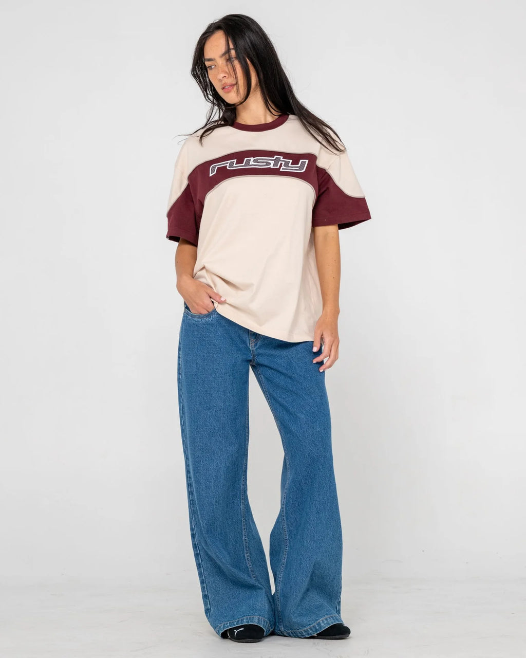Rusty Kinetic Oversized Graphic Tee