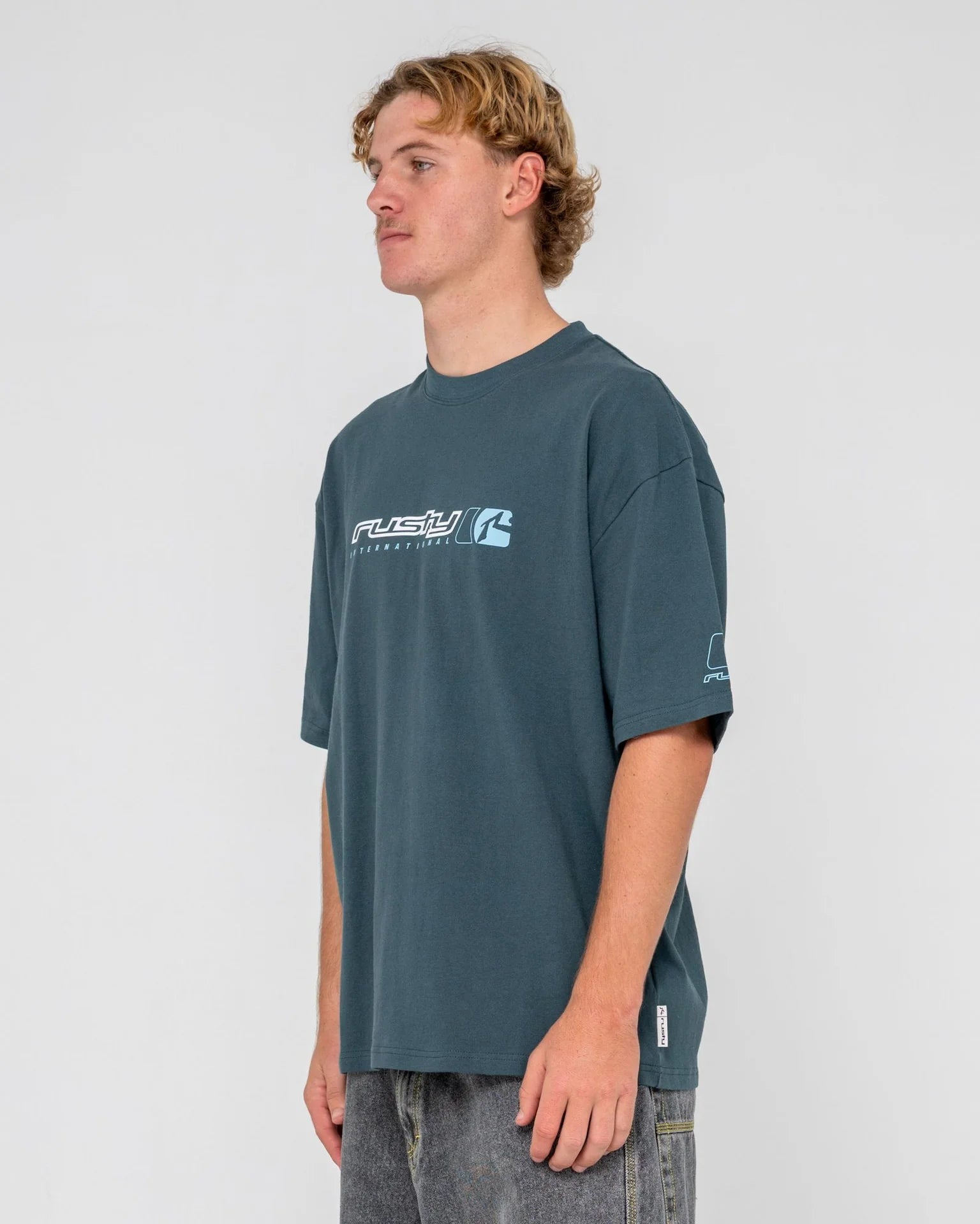 Rusty Jetsetter Oversized Graphic Tee