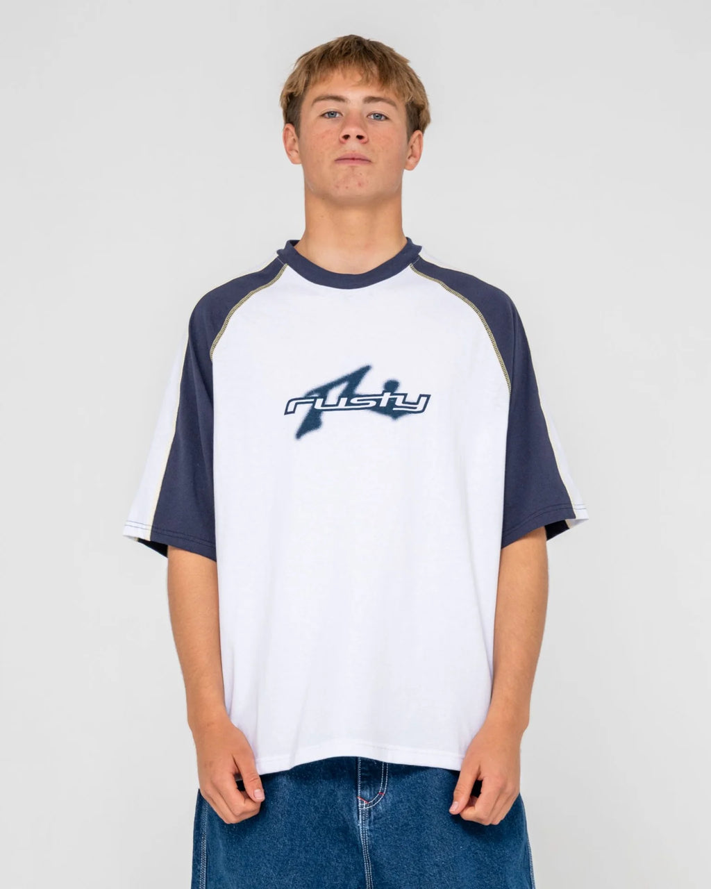Rusty Fade-R Panel Graphic Tee