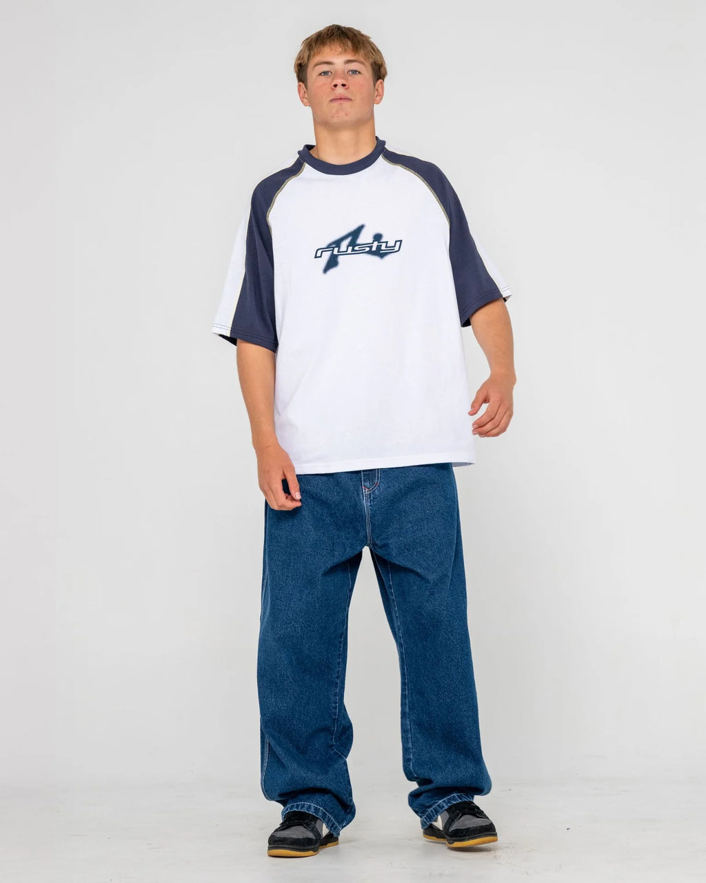 Rusty Fade-R Panel Graphic Tee