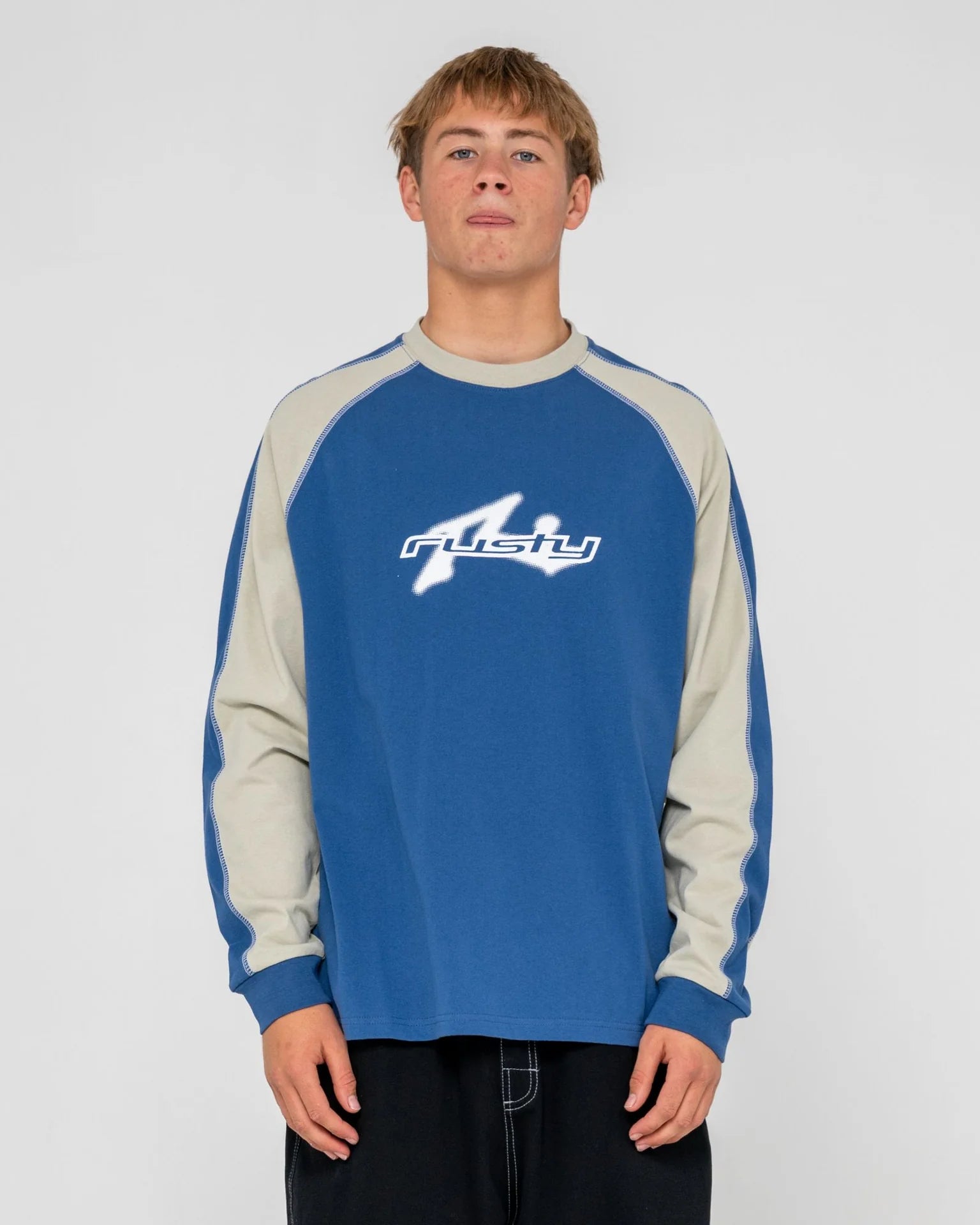 Rusty Fade-R Long Sleeve Graphic Tee