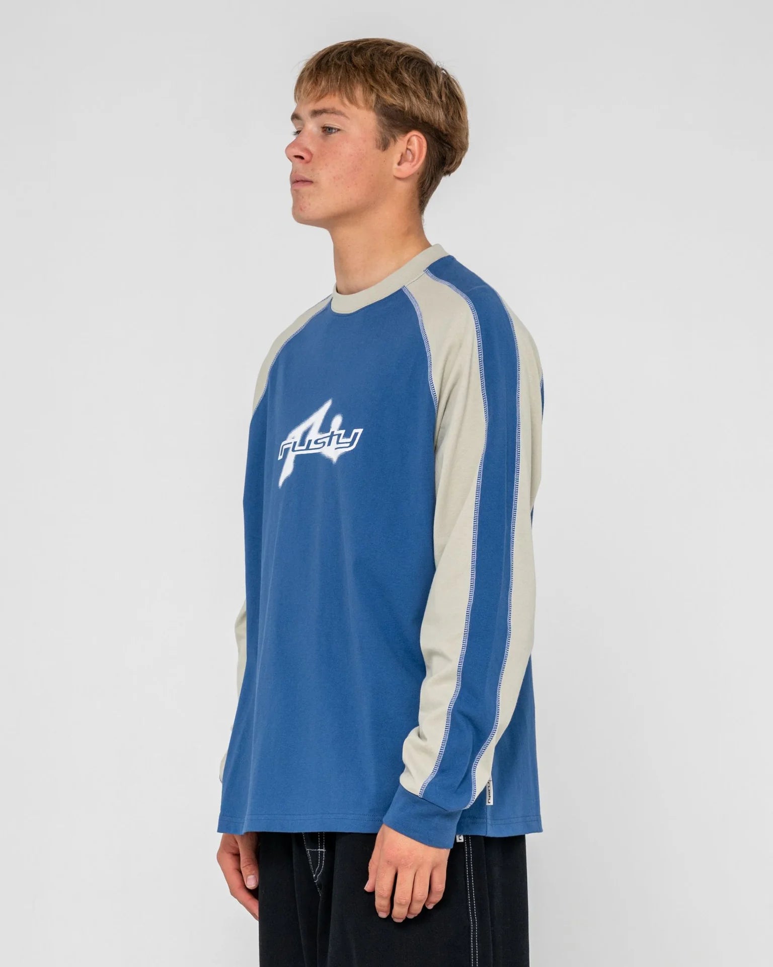 Rusty Fade-R Long Sleeve Graphic Tee