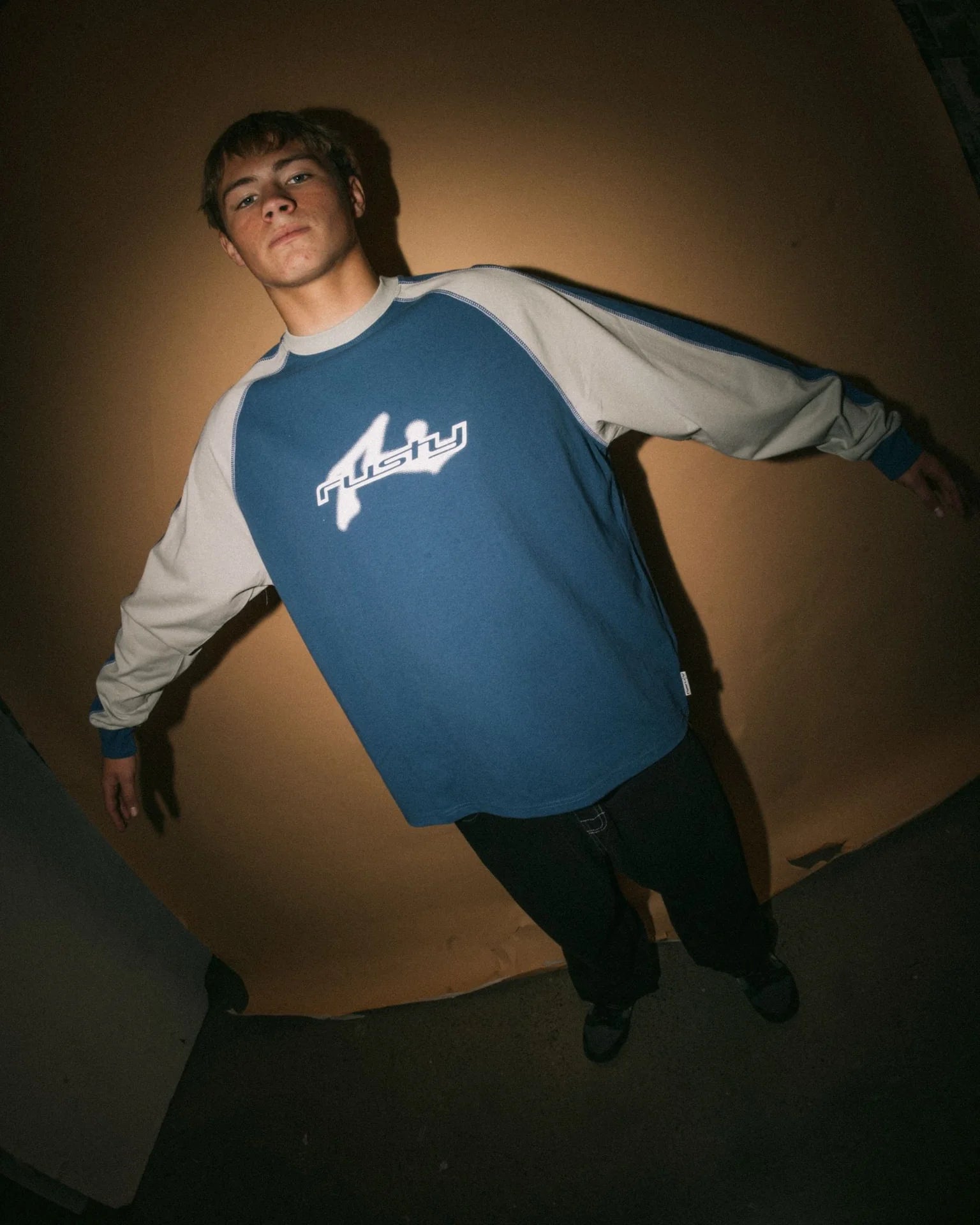 Rusty Fade-R Long Sleeve Graphic Tee