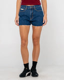 Rusty Penny Kick Flare Denim Short
