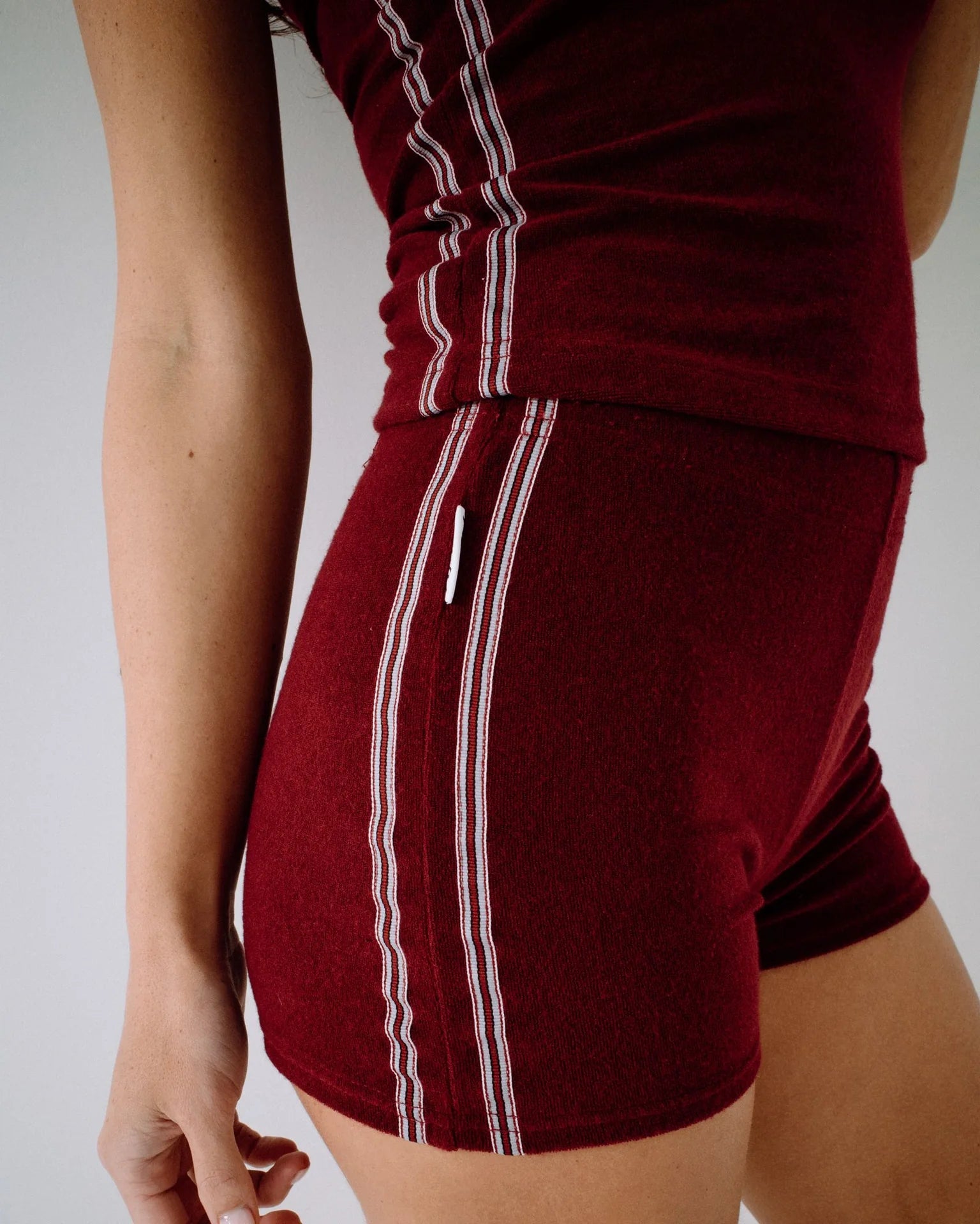 Rusty Lamar Towelling Booty Short