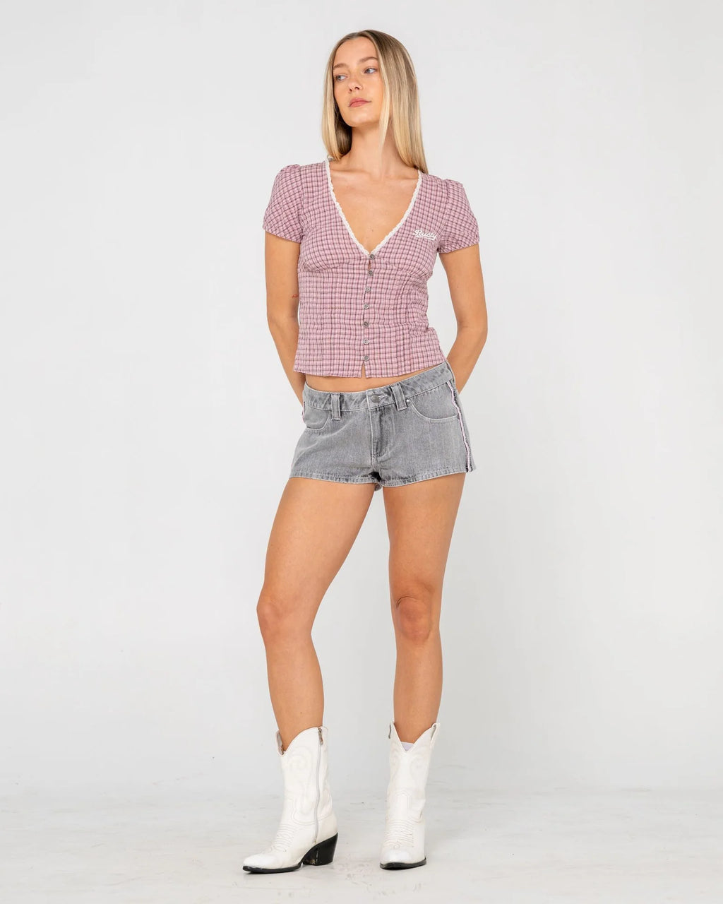 Rusty Norty Pheonix Low Rise Mini Short
