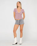 Rusty Norty Pheonix Low Rise Mini Short