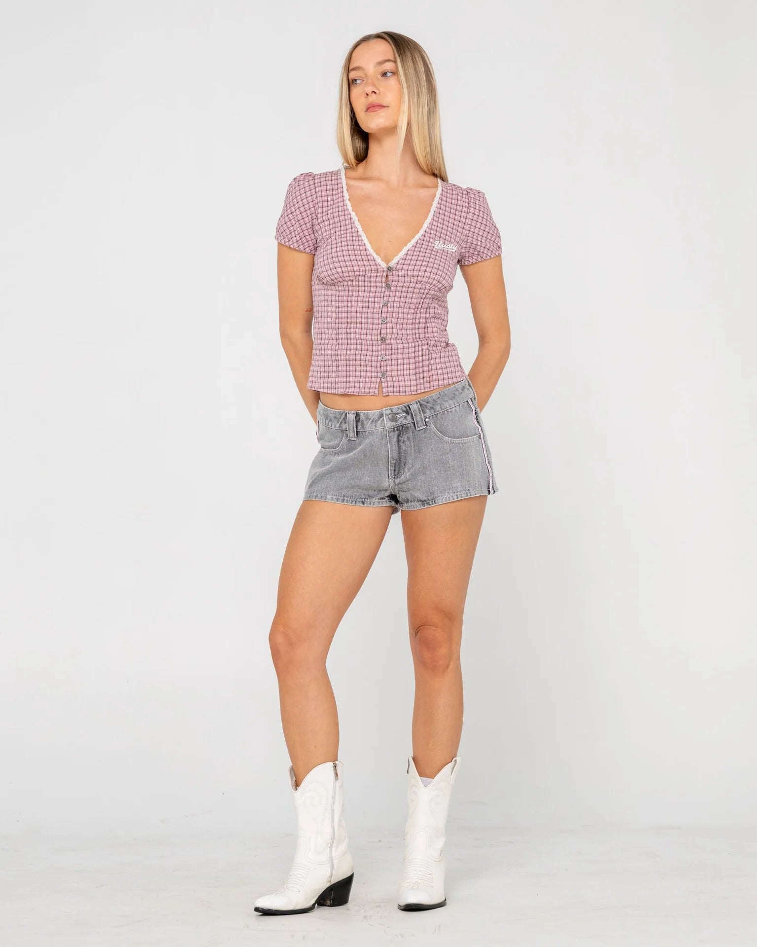 Rusty Norty Pheonix Low Rise Mini Short
