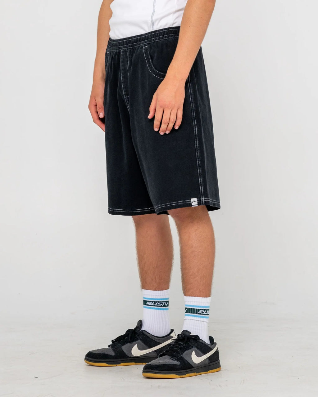 Rusty Flip Daddy 23" Elastic Baggy Short