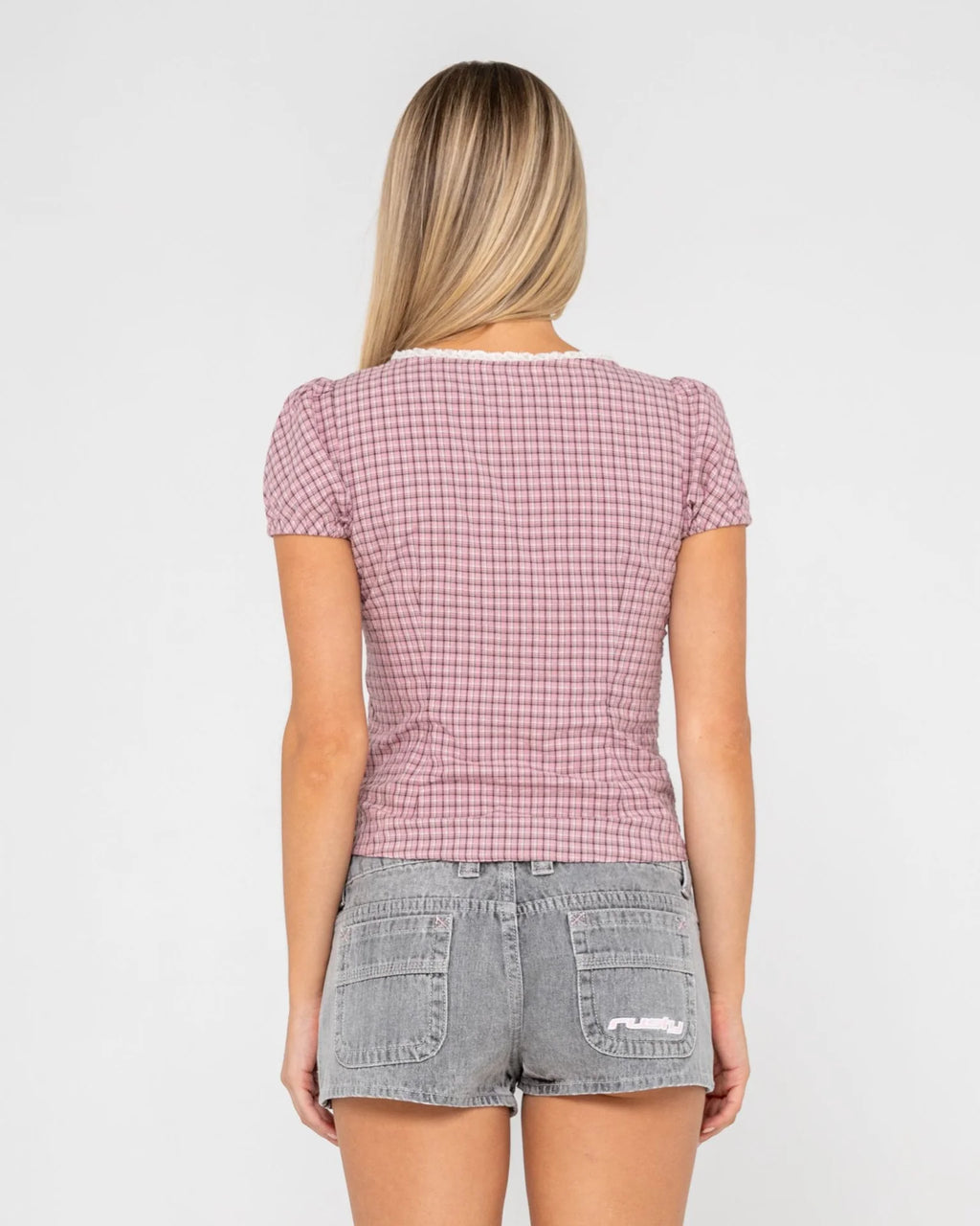 Rusty Peggy Sue Button Down Blouse