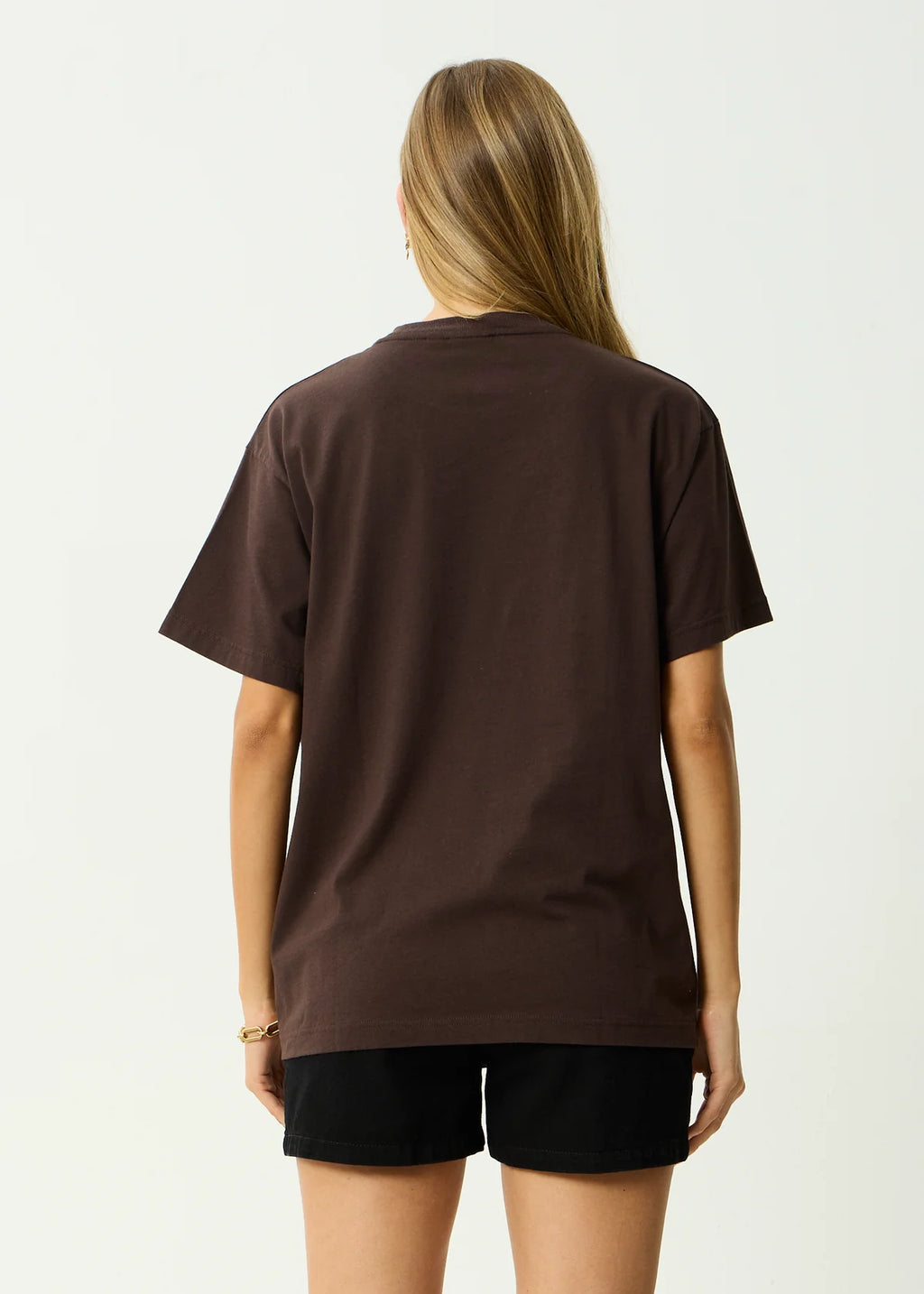 Afends Garden Variety Recycled Oversized Tee Coffee
