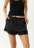 Afends Sinclair Cupro Short Black