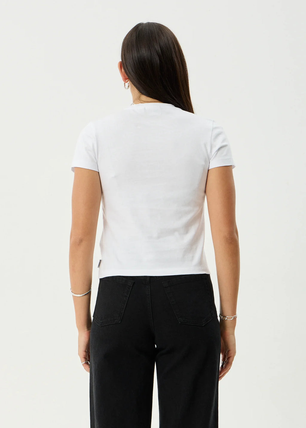 Afends Flower Patch Recycled Baby Tee - White