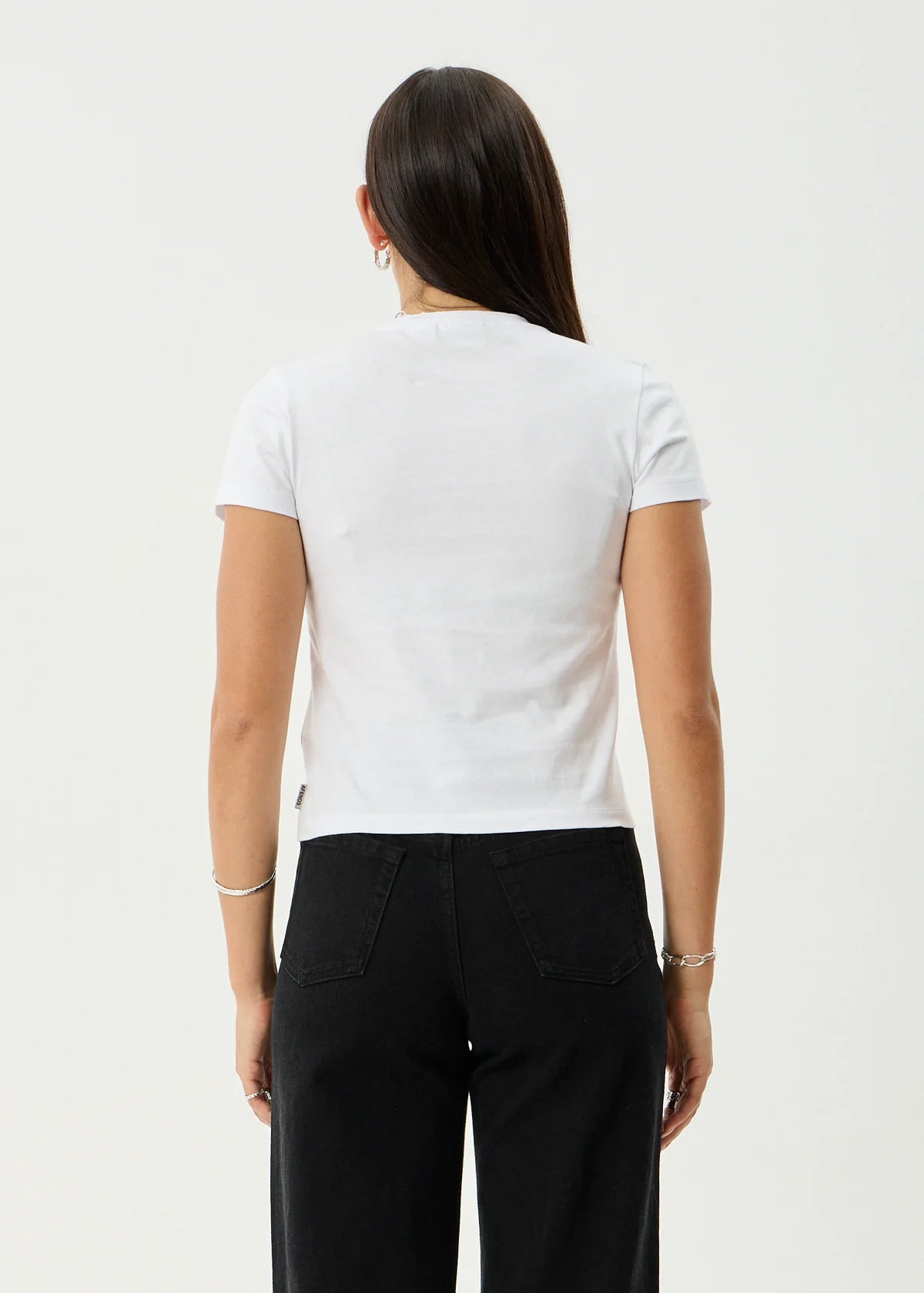 Afends Flower Patch Recycled Baby Tee - White