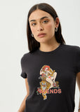 Afends Hellcat Baby Tee - Stone Black