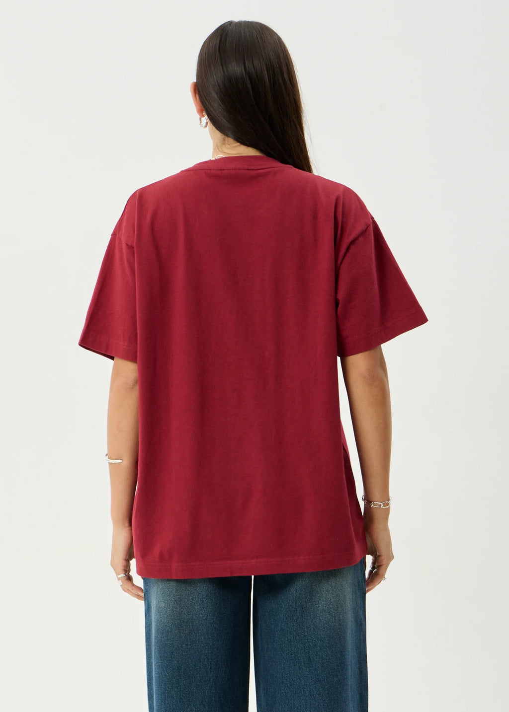Afends Locket Recycled Oversized Tee - Ketchup