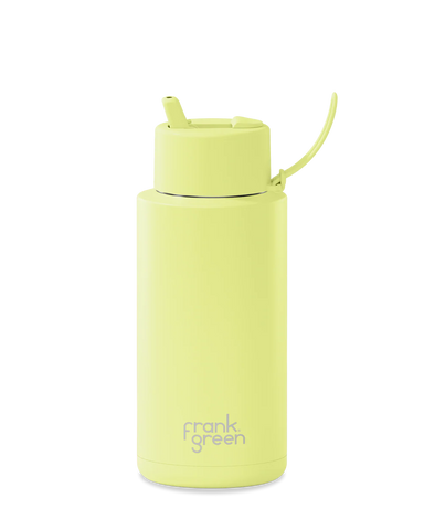 34oz/1L Ceramic Reusable Bottle Flip Lid Straw - Star Glow