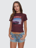 Thrills Full Throttle Boy Tee Bitter Chocolate