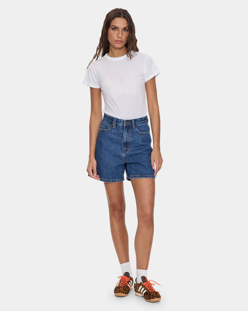 Thrills Koko High Rise Short Deep Vintage Blue