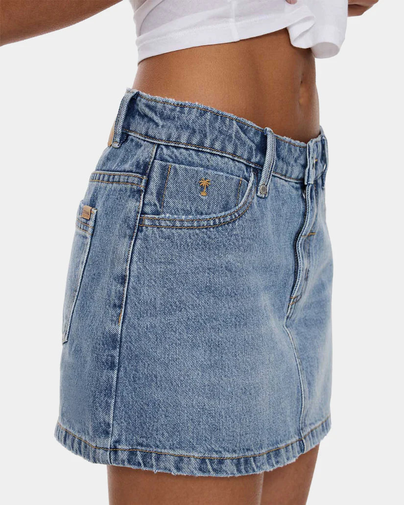 Thrills Sophie Mid Rise Mini Skirt - Rustic Fade