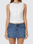 Thrills Carmen Skirt - Stoned Blues
