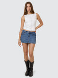 Thrills Carmen Skirt - Stoned Blues